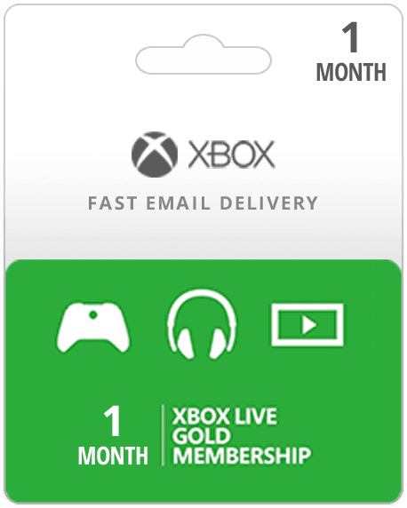 1 Month Xbox Live Membership