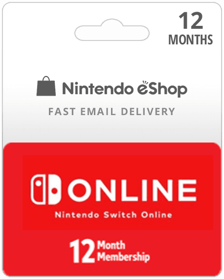 12 Month Nintendo Switch Online Membership