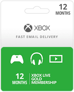 12 Month Xbox Live Membership