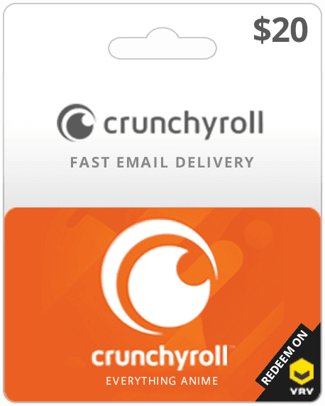 $20 Crunchyroll Gift Card (Email Delivery)