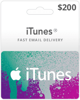 $200 USA iTunes Gift Card