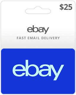 $25 eBay Gift Card - Email Delivery