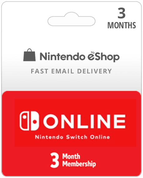 3 Month Nintendo Switch Online Membership