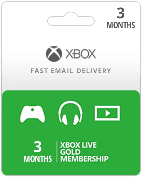 3 Month Xbox Live Membership