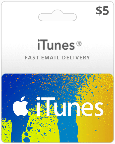 $5 USA iTunes Gift Card