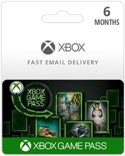 6 Month Xbox Game Pass Membership