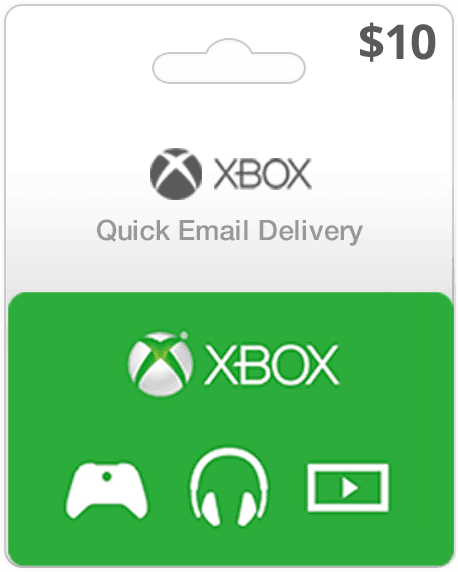 $10 XBOX Live Gift Card