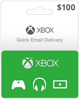 $100 XBOX Live Gift Card