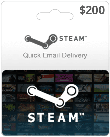 $200 Steam Gift Card (Email Delivery)