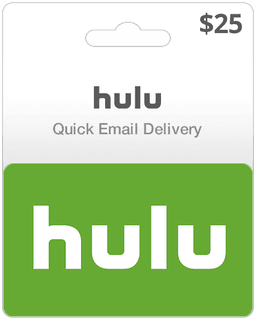 $25 Hulu Gift Card