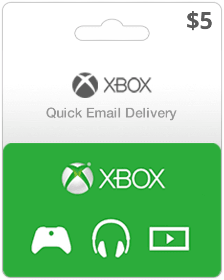 $5 XBOX Live Gift Card