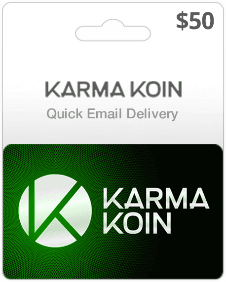 $50 Karma Koin Game Card