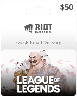 $50 League of Legends Card