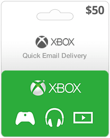 $50 XBOX Live Gift Card