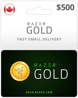 $500 Razer Gold Canada Game Card