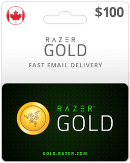 $100 Razer Gold Canada Game Card