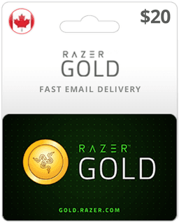 $20 Razer Gold Canada Game Card
