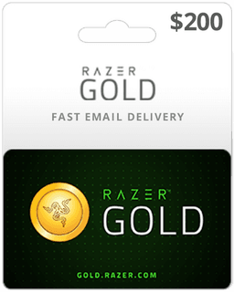 $200 Razer Gold Global Game Card