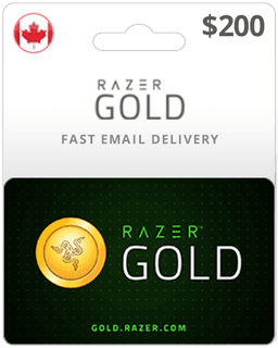 $200 Razer Gold Canada Game Card